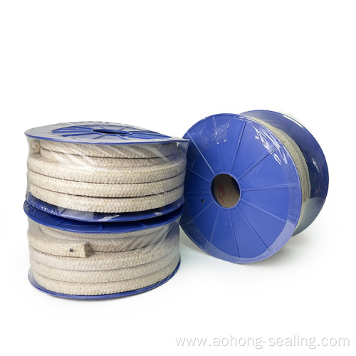 Ramie fiber packing impregnated PTFE and lubricated